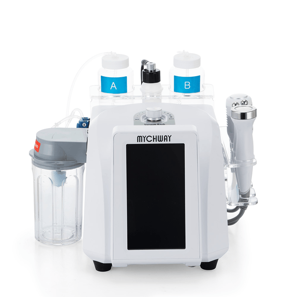 8-in-1 Hydro Dermabrasion (Aqua Peeling) System For Pro-Level Skin Rejuvenation. Focus on deep cleansing, deep hydration, exfoliation, skin tightening & lifting, and nutrition import.