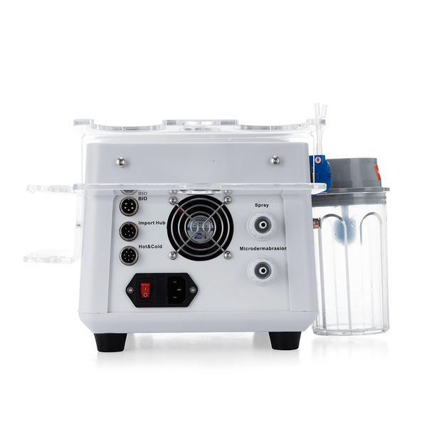 8-in-1 Hydro Dermabrasion (Aqua Peeling) System For Pro-Level Skin Rejuvenation. Focus on deep cleansing, deep hydration, exfoliation, skin tightening & lifting, and nutrition import.