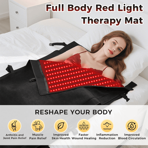 Infrared Red Light Therapy Mat 73” X 33” Pain Fatigue Relief Sleeping Bag