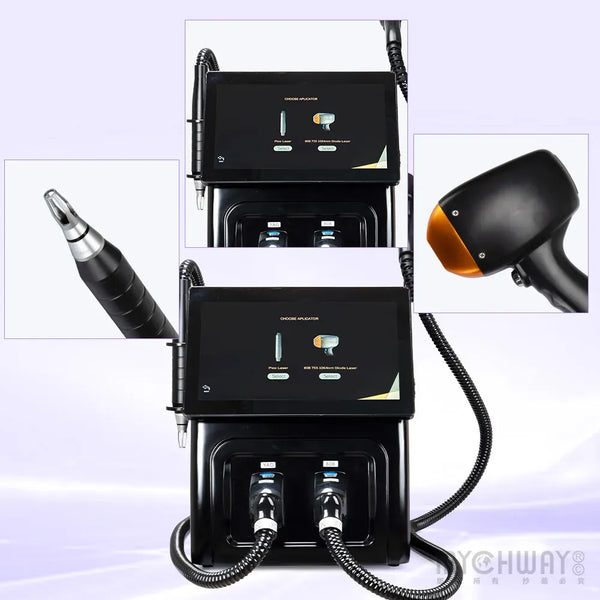 2 In 1 Pro Laser Hair Removal Machine For Hair Tattoo Removal Skin Rejuvenation