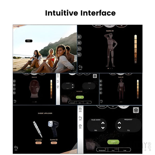 2 In 1 High-Power Pico Laser Diode Laser Machine For Tattoo Hair Spots Removal