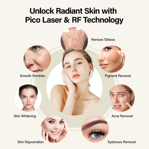 4 In 1 Professional Pico Laser Diode Hair Removal Skin Rejuvenation Machine