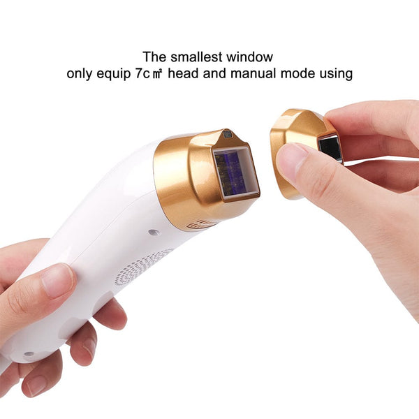 IPL Hair Removal Device With 3 Light Heads For Targeted Treatment