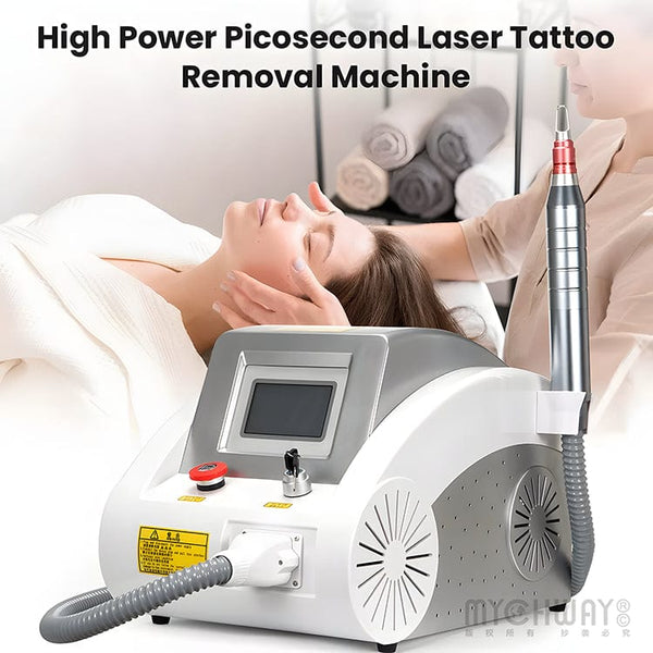 Mychway Picosecond Q-Switched YAG Laser Machine For Tattoo Removal Skin Rejuvenation