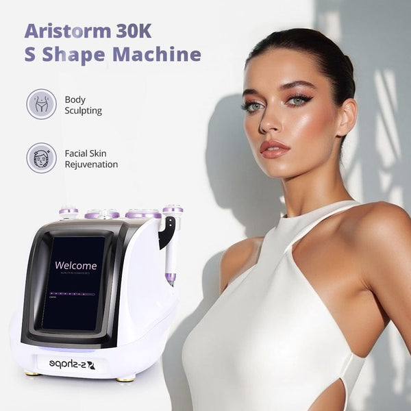 Aristorm 30K Cavitation S Shape Machine With EMS & EL For Body Sculpting