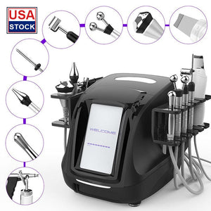 Various Handles of LS-77D1 7-In-1 Ultrasound Skin Care Equipment