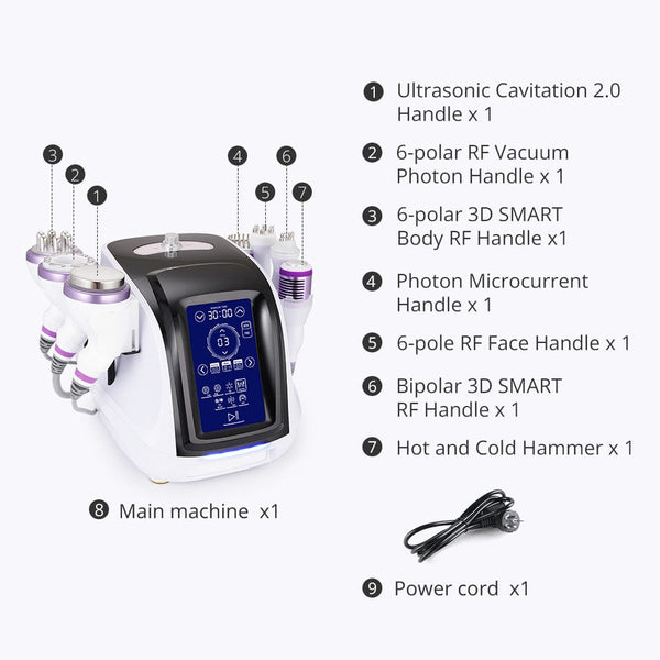 Mychway 8-In-1 40K Cavitation Machine For Body Shaping & Facial Rejuvenation