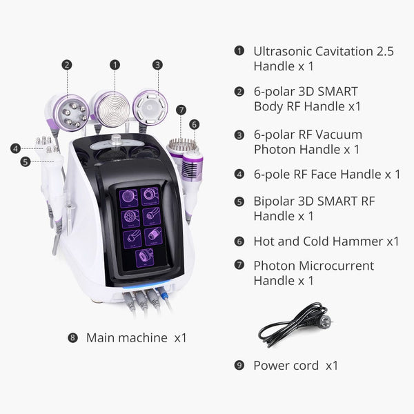 Aristorm 40K Cavitation Machine With Microcurrent For Body & Facial Spa
