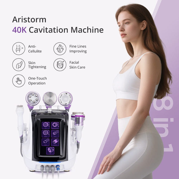 Aristorm 40K Cavitation Machine With Microcurrent For Body & Facial Spa