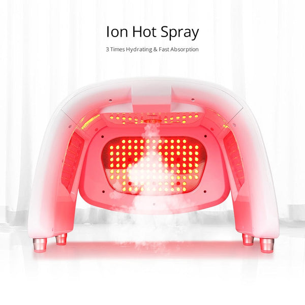 Foldable 7 Colors LED PDT Photon Lamp Phototherapy Ion Therapy ION Laser Facial Machine