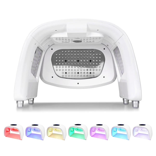 Foldable 7 Colors LED PDT Photon Lamp Phototherapy Ion Therapy ION Laser Facial Machine
