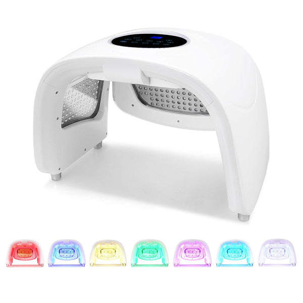 Foldable 7 Colors LED PDT Photon Lamp Phototherapy Ion Therapy ION Laser Facial Machine
