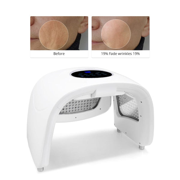 Foldable 7 Colors LED PDT Photon Lamp Phototherapy Ion Therapy ION Laser Facial Machine