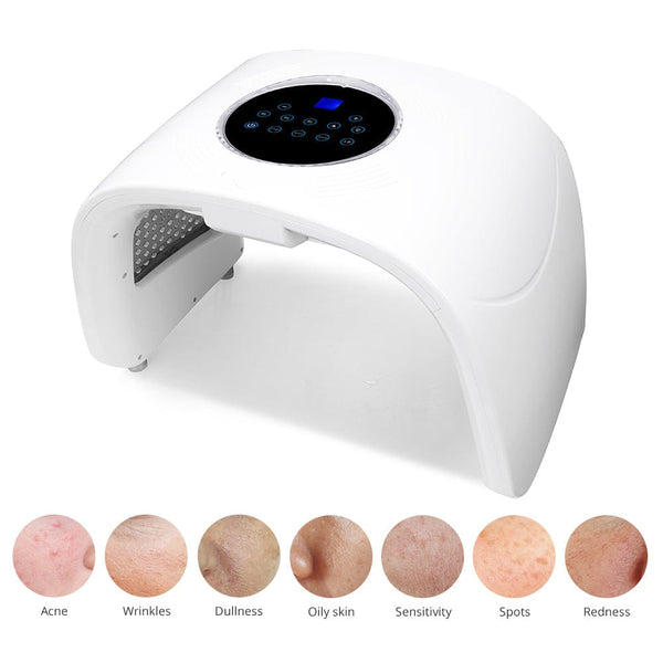 Foldable 7 Colors LED PDT Photon Lamp Phototherapy Ion Therapy ION Laser Facial Machine