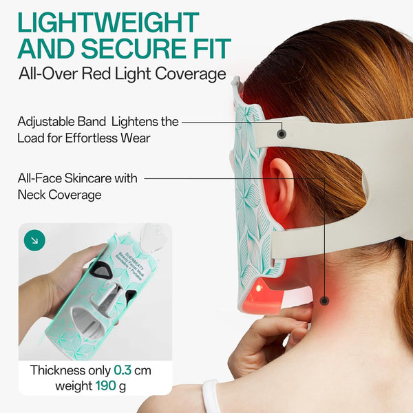 Home Use 7 Color Face Mask Red Light Therapy Mask