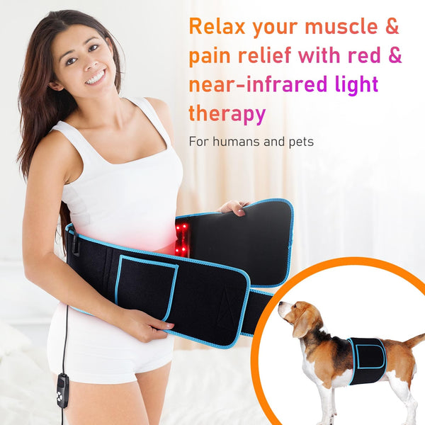 Mychway Red Light Therapy Belt With Dual Wavelengths For Pain Relief