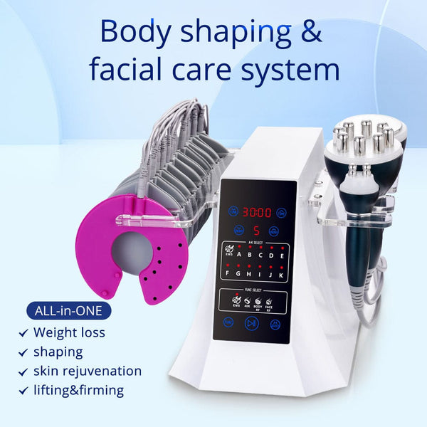 40K Cavitation Machine With 11 Pairs of EMS Pads For Body Contouring