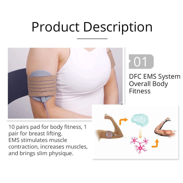 40K Cavitation Machine With 11 Pairs of EMS Pads For Body Contouring