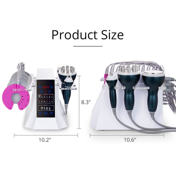 40K Cavitation Machine With 11 Pairs of EMS Pads For Body Contouring