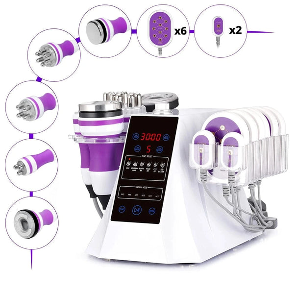 6 in 1 Unoisetion Lipo Cavitation 2.0 RF Body Contouring Machine