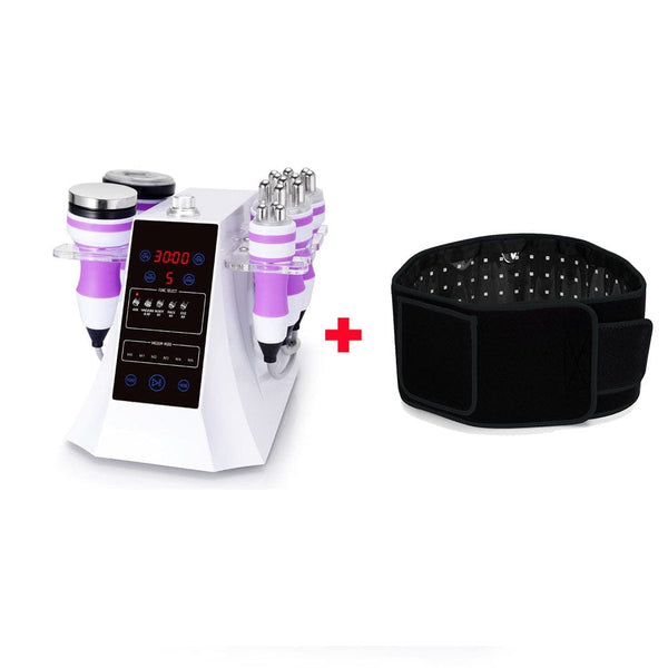 5 In 1 40K Ultrasonic Cavitation Vacuum RF Machine With Red Light Therapy Belt