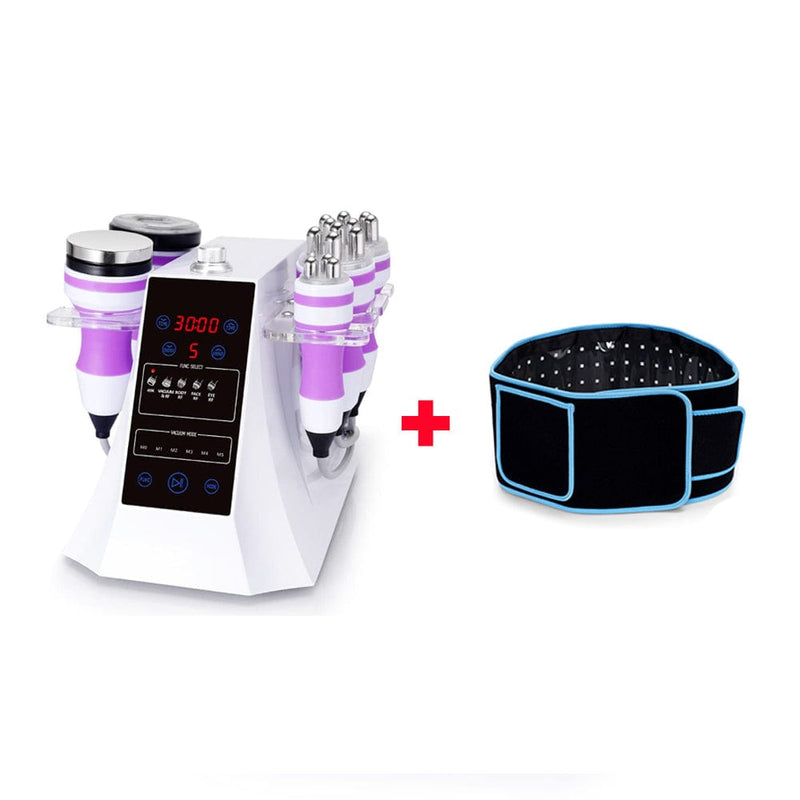 6 In 1 Cavitation 2.0 40K Machine With Red Light Therapy Belt
