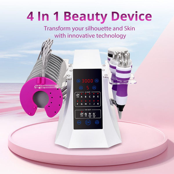 Mychway 4-In-1 40K Unoisetion RF Cavitation Machine With EMS Muscle Stimulator