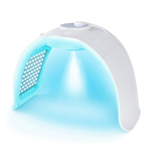 Folding 7 Colors LED Light Therapy Facial Machine Cold Spray With Nano Spray