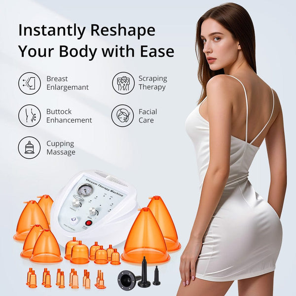 Vacuum Therapy Massaging Machine For Butt & Breast Enhancement