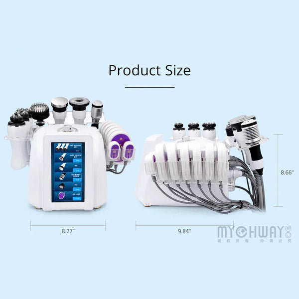 3D Rotating RF 40K Cavitation Vacuum Cold Photon Microcurrent Slimming Machine