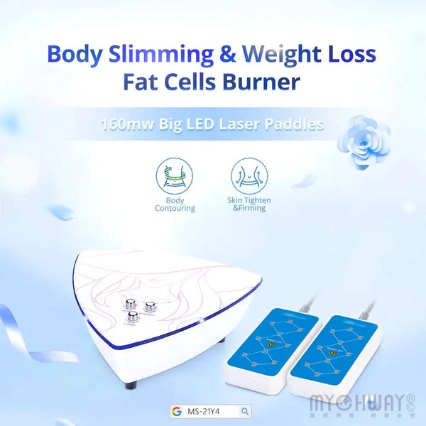 160mw Lipo Laser Machine With 2 LED Pads For Body Sculpting
