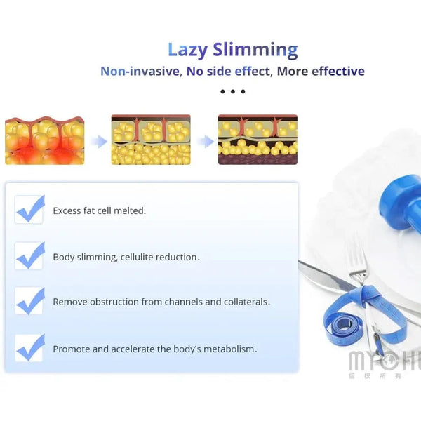 160mw Lipo Laser Machine With 2 LED Pads For Body Sculpting