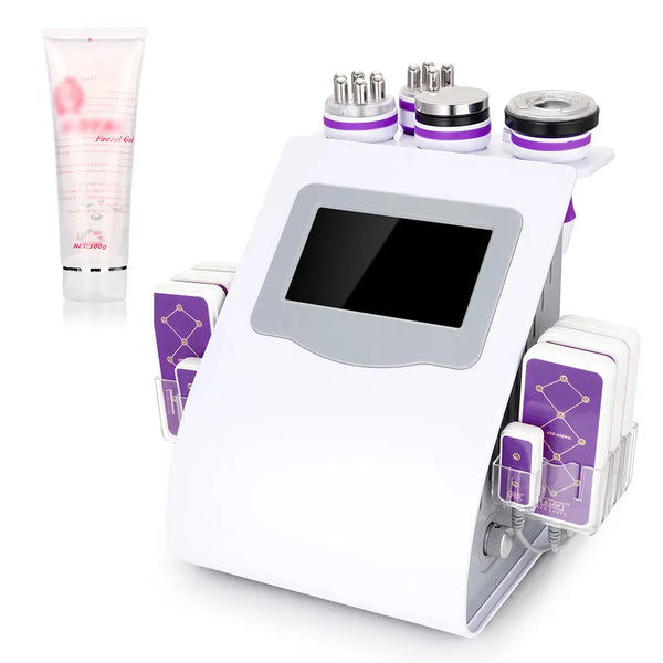 6 in 1 40K Ultrasonic Cavitation RF Vacuum Body Sculpting Machine