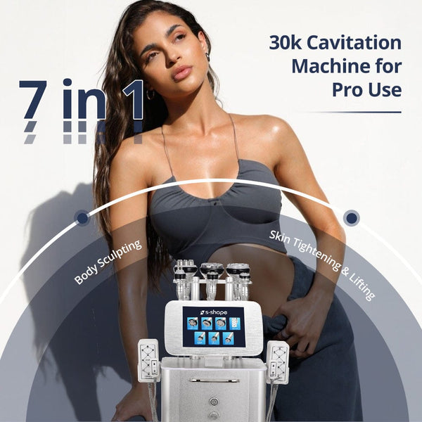 7 In 1 Professional 30K Cavitation 2.5 Vacuum RF Machine With 160MW Lipo Laser