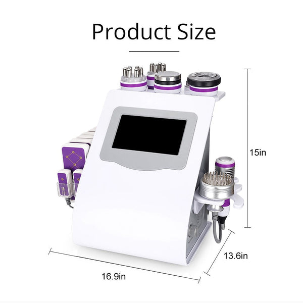 MS-76D1MAXSB 9-In-1 40K Cavitation Machine's Product Size