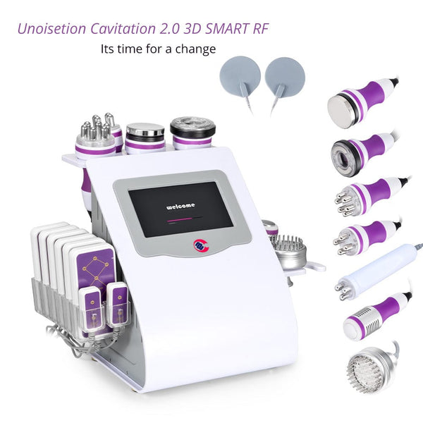 Vacuum RF Slimming Unoisetion Cavitation Machine - 10-in-1