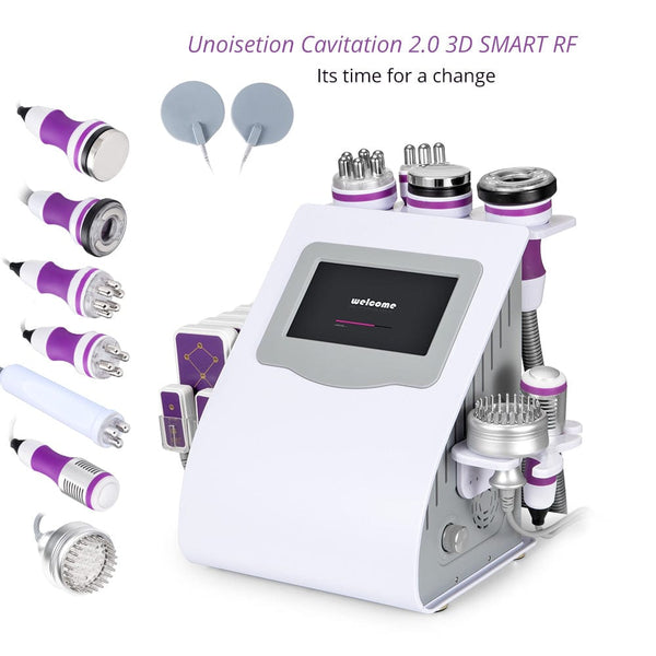 Vacuum RF Slimming Unoisetion Cavitation Machine - 10-in-1