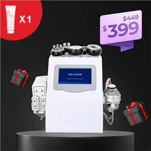Mychway 10-In-1 80k Cavitation RF Vacuum Machine With Laser Lipo Pads For Body Sculpting