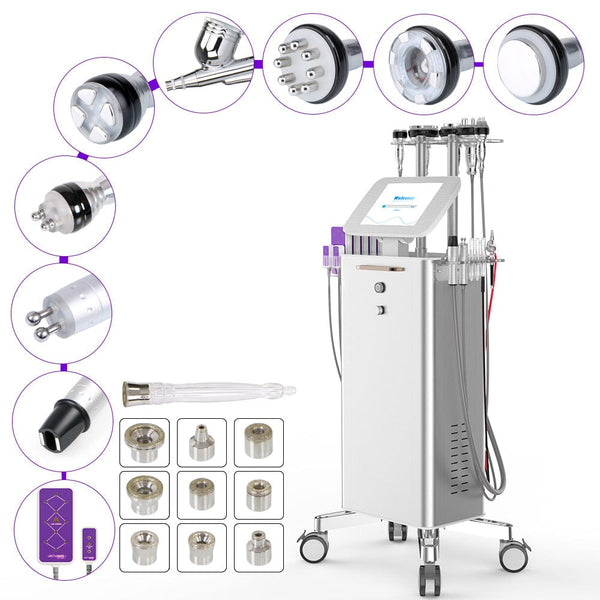 Various Handles of MS-98F1S 8-In-1 40K Cavitation RF BIO Machine