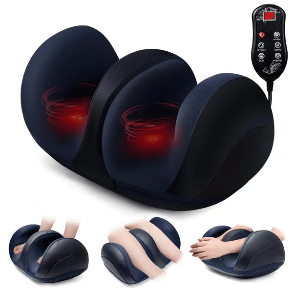 Heated Foot & Calf Massager with Deep Kneading