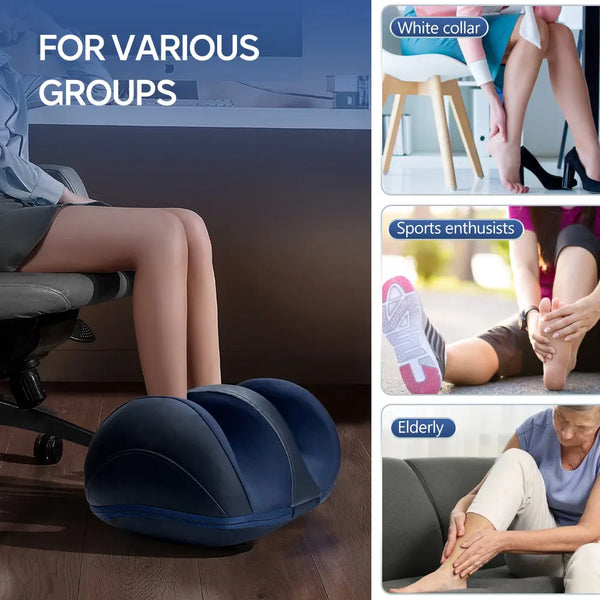 Heated Foot & Calf Massager with Deep Kneading