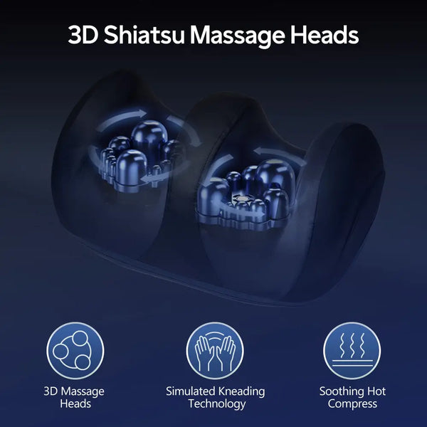 Heated Foot & Calf Massager with Deep Kneading