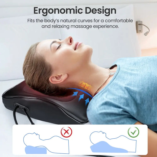 Neck and Back Massager for Relief Deep Tissue with Heat