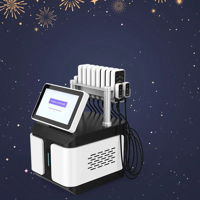 6D Lipo Laser Pads Machine With 6 Wavelengths 12 160mW Pads For Body Sculpting