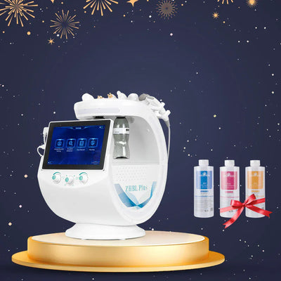 Mychway 7-In-1 Hydradermabrasion Machine With AI Skin Test For Facial Care