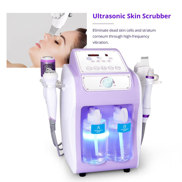 SR-AF1323 6-In-1 Hydrafacial Machine With Skin Scrubber For Exfoliation