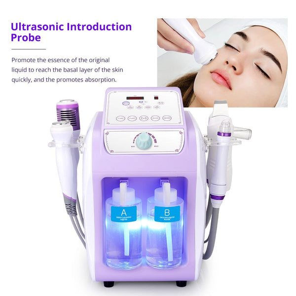 SR-AF1323 6-In-1 Hydrafacial Machine With Ultrasonic Probe For Absorption Promoting