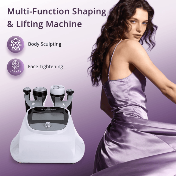 4 In 1 S Shape Machine 3D Cavitation Body Sculpting RF Skin Tightening