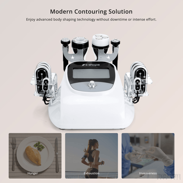 S Shape Machine 3D Cavitation RF 160mW Lipo Laser Body Sculpting Face Care