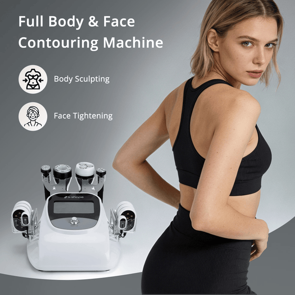 S Shape Machine 3D Cavitation RF Lipo Laser Body Contouring Face Lifting